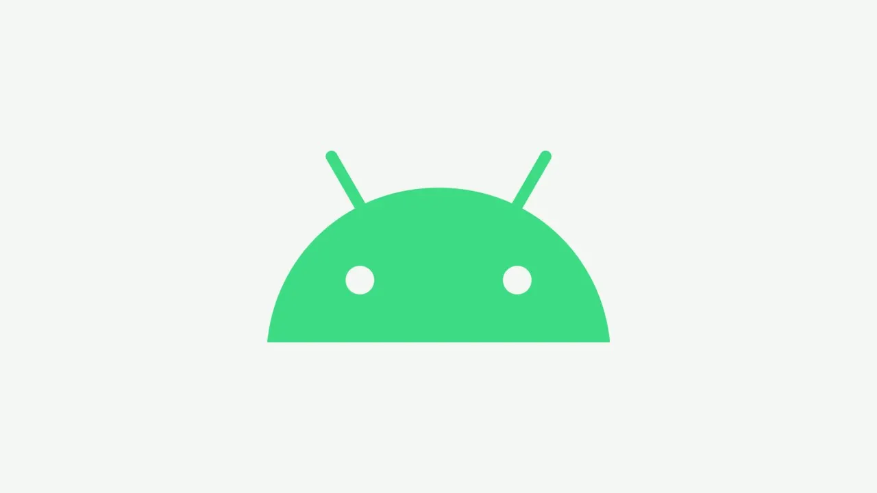 Mascote do Android sobre fundo claro