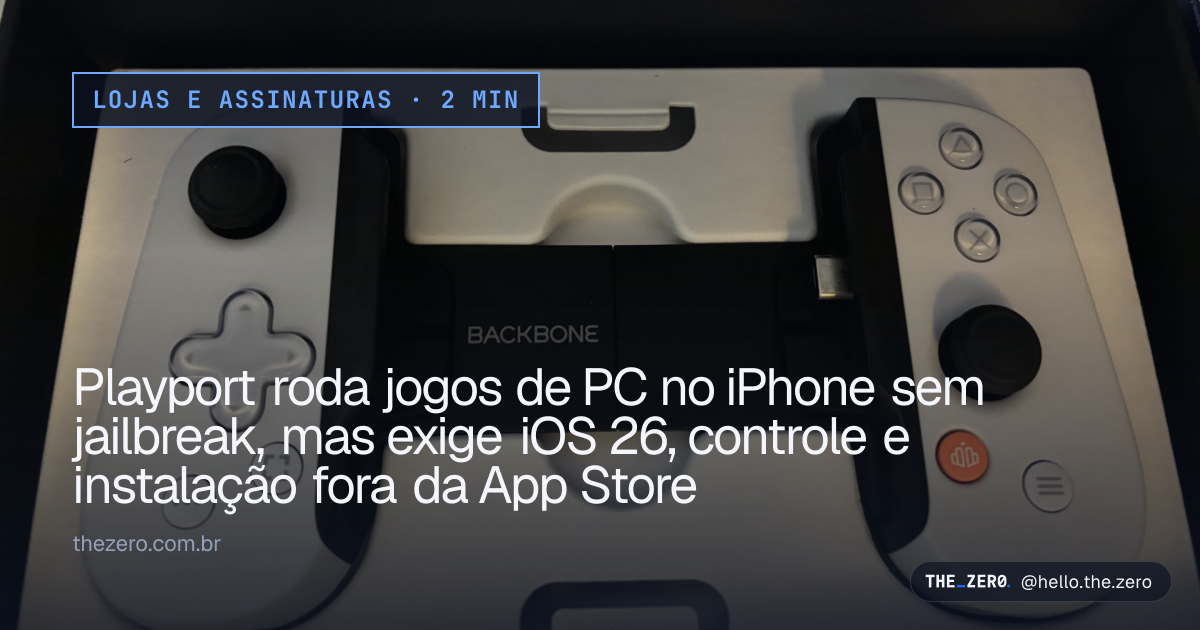 Playport: jogos de Windows rodam direto no iPhone | The Zero